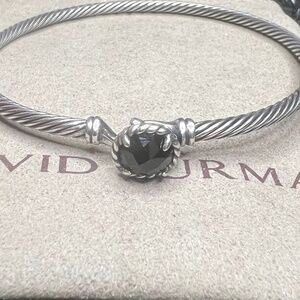 Authentic David Yurman Black Onyx Chatelaine Bracelet